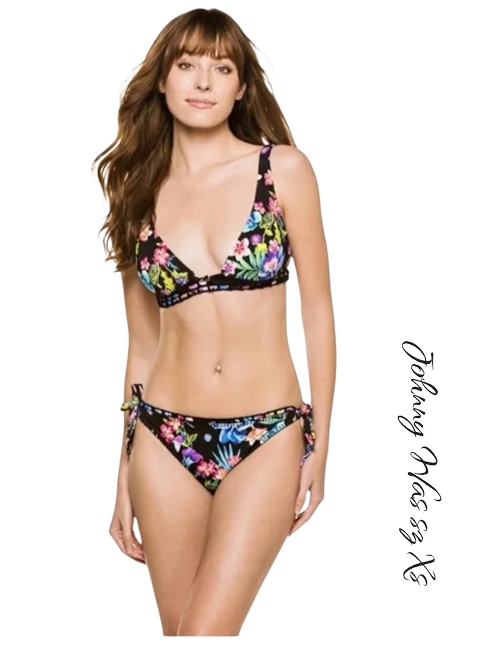 NWT Johnny Was Caribbean Bikini Swimsuit Set Size S
